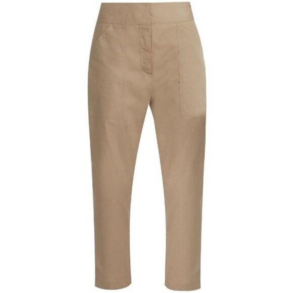 ADAM Lippes Women Tan Chino Pants Sz 4 Trousers - Picture 1 of 7